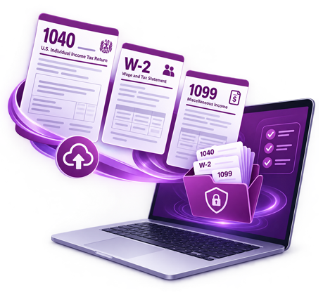 AI Document Processing Illustration